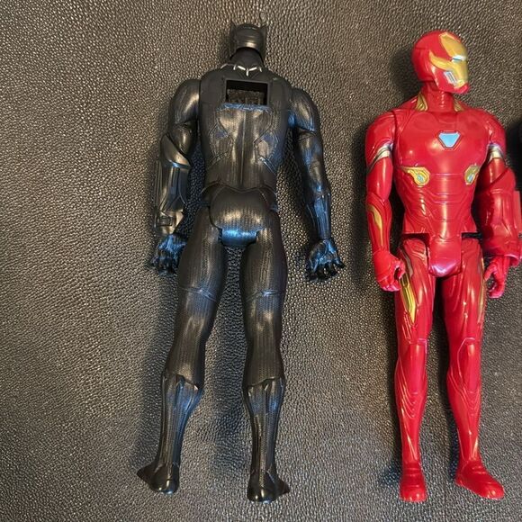Marvel Iron Man and Captain America and Black Panther Action Figures 12inch - Picture 12 of 12